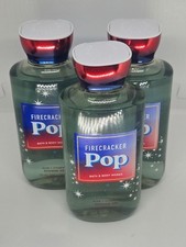 Bath  Body Works Firecracker Pop Shower Gel x3 - 10oz each