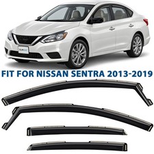 Rain Guards Vent Visors Shade for 2013-2019 Nissan Sentra SHATTERPROOF