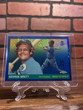 2025 Topps Chrome Platinum George Brett Blue Shimmer /100