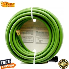 5/8" X 50' Garden Hose 200 PSI Tangle Resistant Lightweight Lawn Outdoor Vinyl