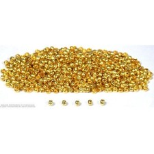 700 Gold Plated Crimp Beads Jewelry Making Parts 2mm x 1mm