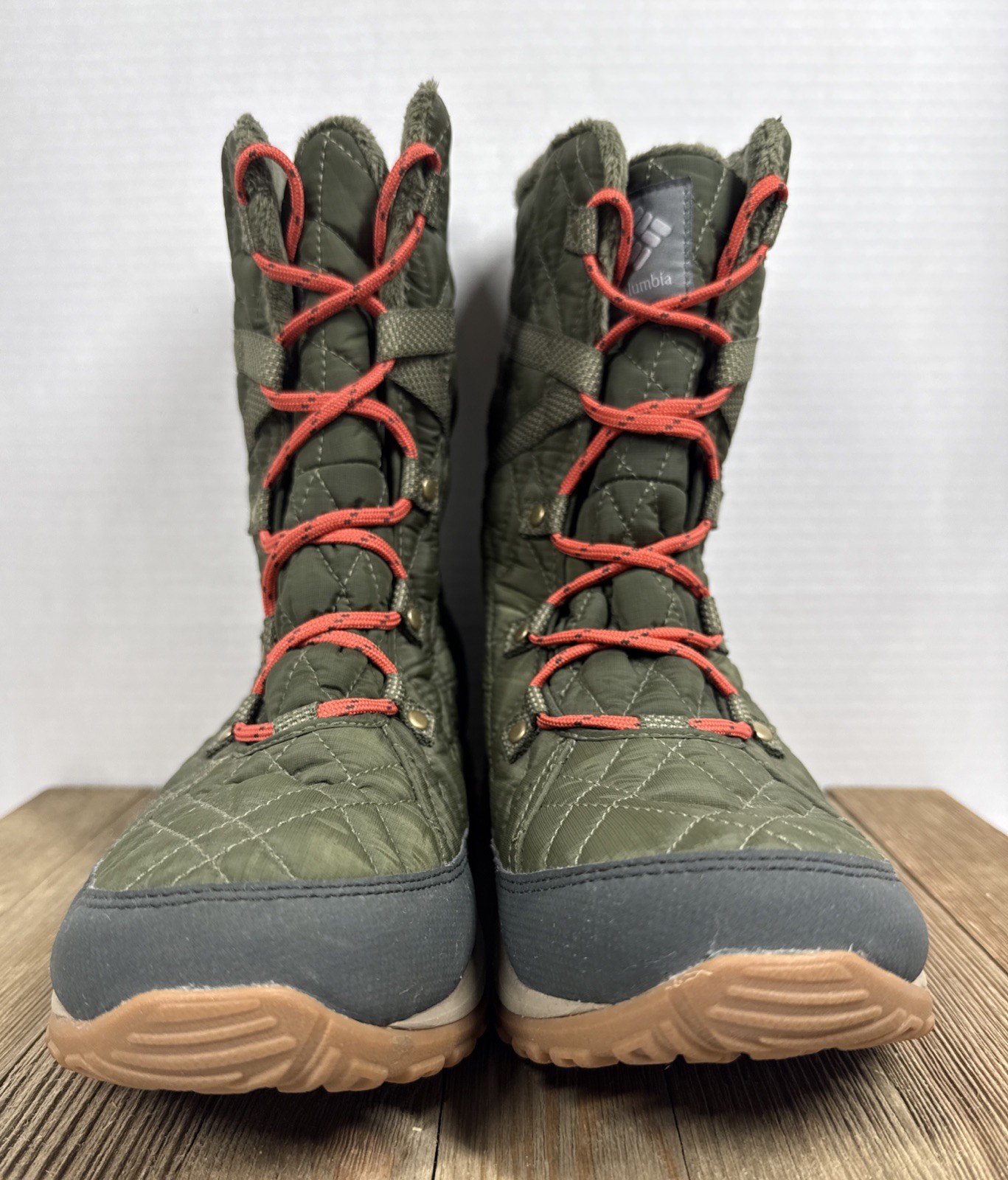 Columbia Womens Waterproof Techlite Winter Boots Size 9.5 Green Snow Boots Warm! thumbnail 4