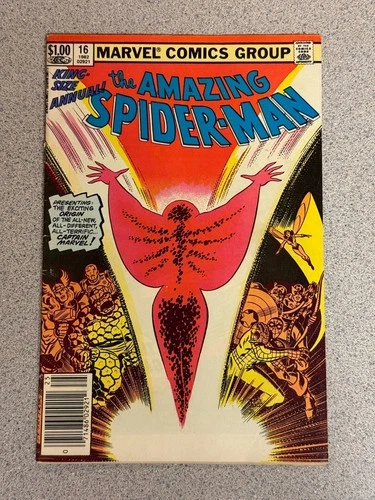 Amazing Spider-Man Annual #16 - 1st Captain Marvel (Monica Rambeau) - VG/FN