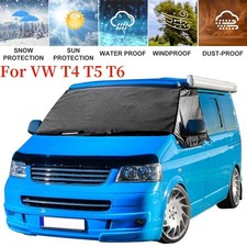 For VW T4 T5 T6 Window Screen Cover Wrap Black Out Blind Campervan Windscreen