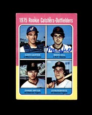 Marc Hill Signed 1975 Topps Gary Carter Rookie San Francisco Giants Autograph