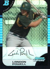 2005 Bowman Chrome #206 Landon Powell Refractors