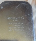 Antique Greist Rotary Buttonholer Sewing Attachment Complete Box & Manual — photo 8
