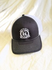 Richardson Black/White Solid Mesh Back Adjustable One Size Trucker Hat