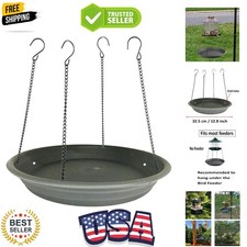 Bird Seed Catcher Tray Platform Feeder Hanging Tray Fits Most feeders Catches...