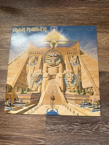 Iron Maiden Powerslave 1984 LP 1st US Press Capitol ST 12321 VG+/VG+ Original
