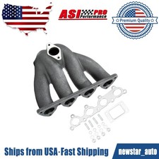 T3 T4 Turbo Cast Iron Exhaust Manifold For Honda Civic Del Sol D15 D16 D-series
