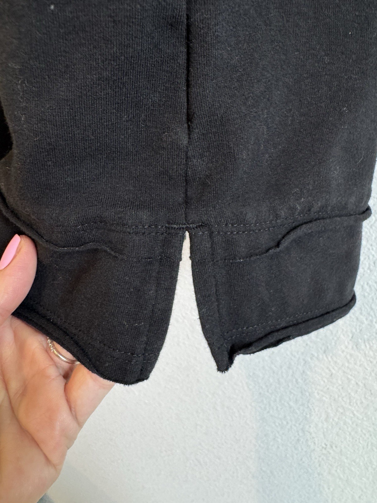 Soft Surroundings Women's Solid Black Pullover Lo… - image 4