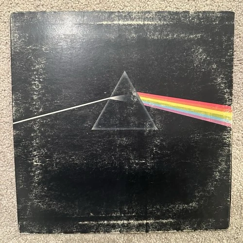 PINK FLOYD - DARK SIDE OF THE MOON, LP 1973, SMAS-11163 -- G+  w/ posters *READ*