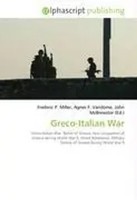 Frederic P. Miller (U. A.) | Greco-Italian War | Taschenbuch | Englisch (2026)