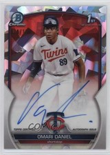 2023 Bowman Chrome Prospect Atomic Refractor /100 Omari Daniel #CPA-OD Auto 0w7