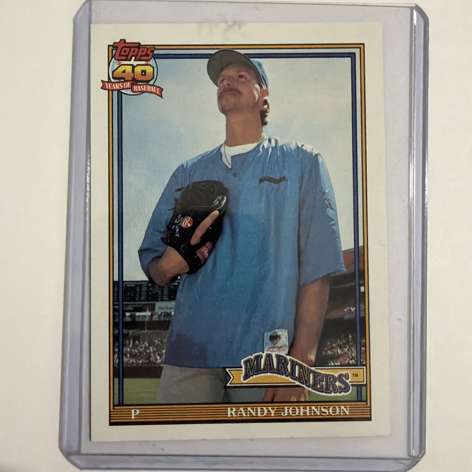 1991 Topps Randy Johnson #225 HOF SEA