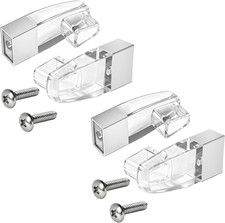 2 Sets Clear Acrylic Towel Bar Brackets Compatible with Alumax  Basco