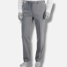 Nautica Mens Gray Modern Fit Performance Stretch Dress Pants Size 42W 30L