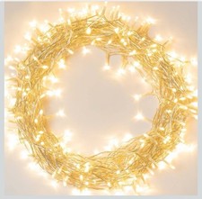 36ft 100 LED Battery Operated String Lights with Timer, Waterproof, 8 Modes