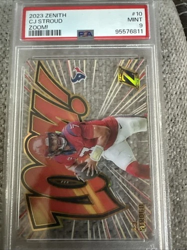 2023 PANINI ZENITH ZOOM! CJ STROUD #10 PSA 9 MINT RC ROOKIE