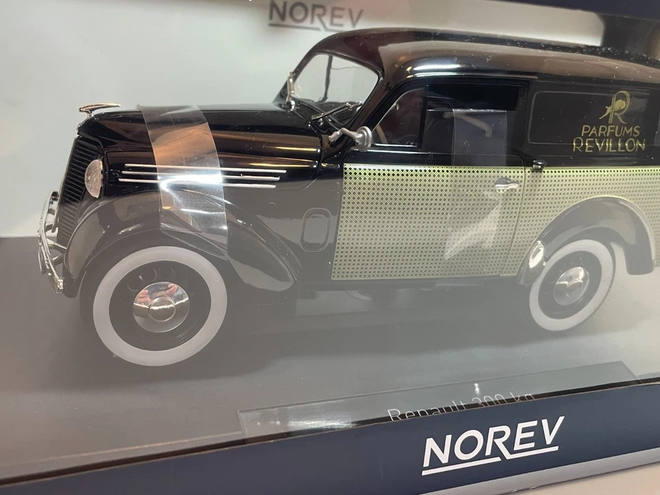 New Sealed - NOREV 185261 1:18 - 1953 RENAULT JUVAQUATRE VAN - PARFUM REVILLONS - Image 3 of 4