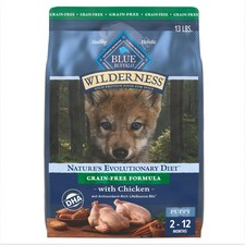 Blue Buffalo Wilderness Puppy High-Protein Dry Dog Food 13 Ounce Pack of 1 