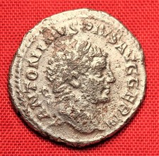 Ancient Roman Caracalla Fouree Denarius