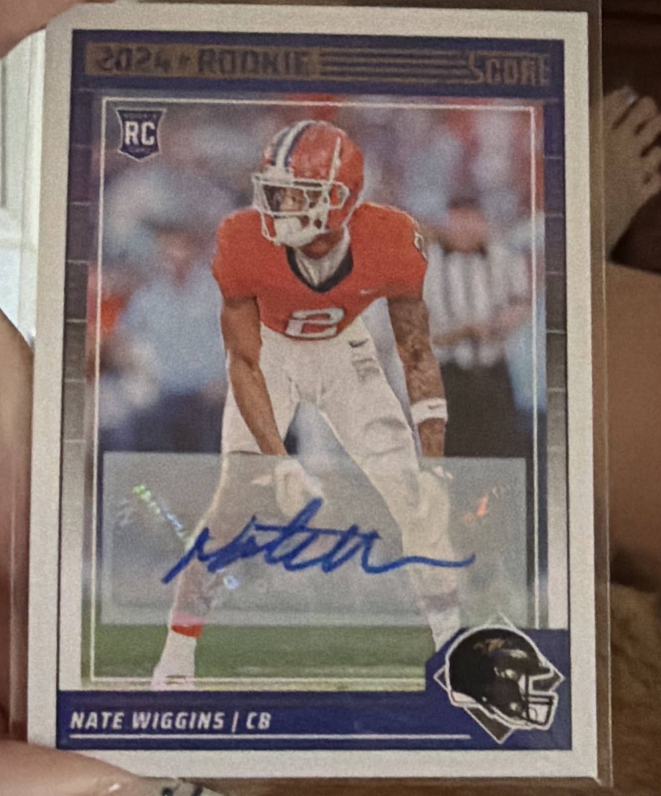 2024 Score - Rookies Nate Wiggins #320 Signatures (AU, RC)