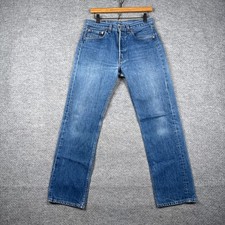 Vintage Levis 501xx Jeans Mens 32x33 Fits 30x30 Made in USA Button Fly 90s