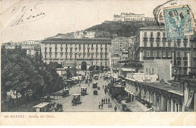 ITALIEN CAMPANIA NAPOLI NAPLES #29186 STRADA Del Molo
