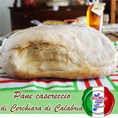 PANIFICIO MONTI Pane casereccio di Cerchiara di Calabria da 1 kg cotto in forno a legna