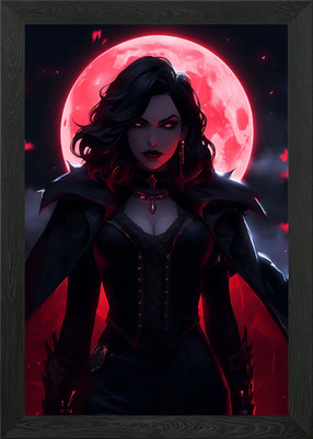 Vampire Blood Magic Lord Framed Wall Art Poster Canvas Print Picture
