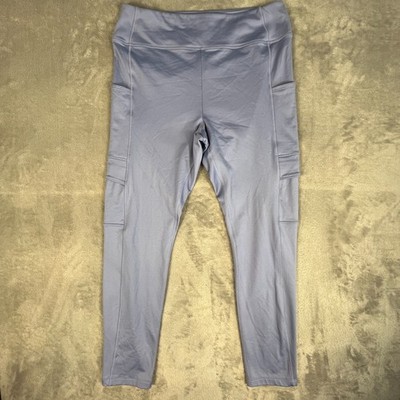 PINK Active VS Victoria Secret Women's XL Lavender Yoga Leggings Pockets