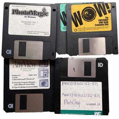 Software Lot 3.5  Micrografx PhotoMagic Photoshop WOW AnyView Screen Commander