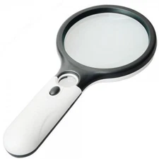 Magnifier 3 LED Light, Marrywindix 3X 45X Handheld Magnifier Reading Magnifying