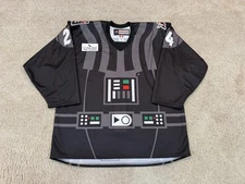 Tucson Roadrunners Game Worn Used MIC AHL Star Wars Darth Vader Specialty Jersey