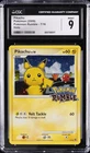 2009 POKEMON POKEMON RUMBLE HOLO #7/16 PIKACHU CGC 9