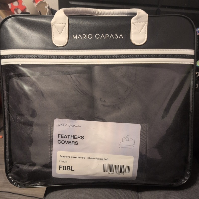 MARIO CAPASA✨Feathers Covers for F8✨Chase Facing Left✨ BLACK✨F8BL✨NEW!
