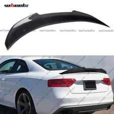 FOR 08-17 AUDI A5 2DOOR COUPE PSM STYLE CARBON FIBER DUCKBILL TRUNK SPOILER WING