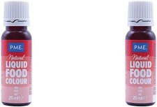PME 100% Natural Food Colouring - Red 25 g (Pack of 2)
