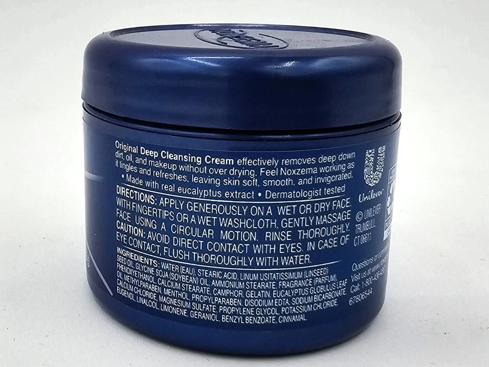 Crema Limpiadora Profunda Original Noxzema Classic Clean con Aceite de Eucalipto 2 Onzas. Foto 3 de 3