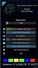 Ark Survival Ascended Pve PC/XBOX/PS5 Top Stat Rainbow Ankylosaurus M Or F Clone