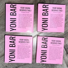 4x Yoni Soap Bars 100 Handmade Natural PH Balanced Feminine Wash Lot Of 4 NIB