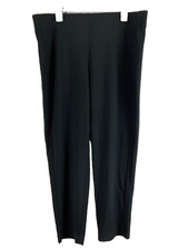 Wearever Collection J. Jill Forward Seam Slim Ankle Pants L Black Pull On