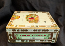 Scatola portasigari Romeo e Giulietta in carta su legno - vuota