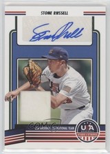 2023 USA Baseball Stars & Stripes Materials Stone Russell (Blue Ink) Auto fm0
