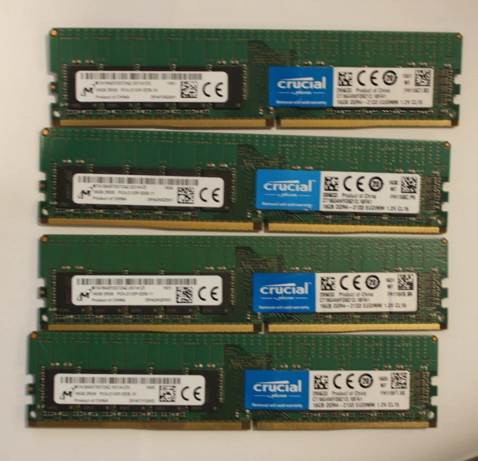 Crucial DDR4 SDRAM 64 GB Total Capacity Memory (RAM) for sale | eBay