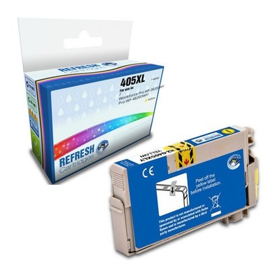Refresh Patronen Gelb 405XL Tinte Kompatibel mit Epson Druckern
