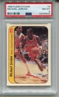 1986 Fleer Michael Jordan Rookie Card PSA 8 NM MINT Graded Sticker #8
