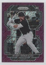2022 Panini Prizm Tier II Purple Shimmer Prizm 1/7 Romy Gonzalez #197 v7j